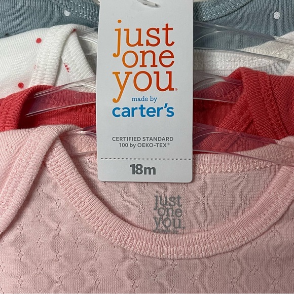 Carter's Just One You® Baby Girls' 4pk Basics Bodysuit | New - Picture 9 of 9